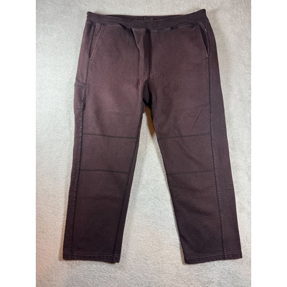 Supreme Mens Vintage Brown XL snap pocket sweatpants
